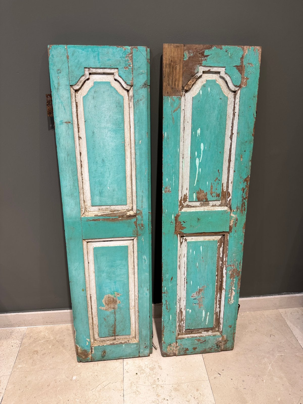Franse scharnier luiken - 107x39cm per stuk - Decoratief, Ophalen, Gebruikt, ., .