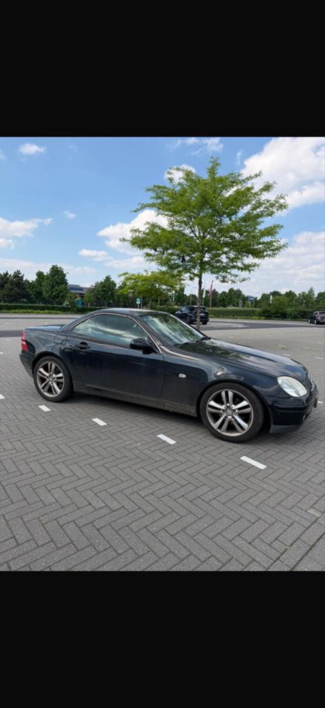 Mercedes-Benz SLK 2.3 Slk230 Kompr Roadster AUT 1999 Zwart, Auto's, Mercedes-Benz, Automaat, Achterwielaandrijving, 4 cilinders