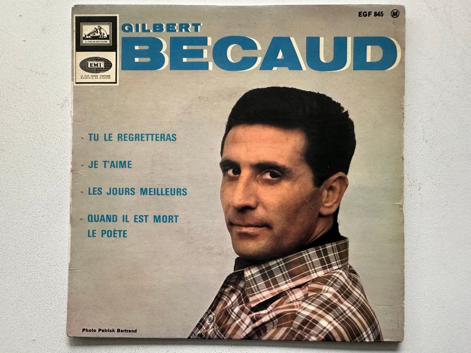 Gilbert Bécaud - Tu Le Regretteras EP (Vinyl), Gebruikt, Overige genres, 7 inch, Ophalen of Verzenden