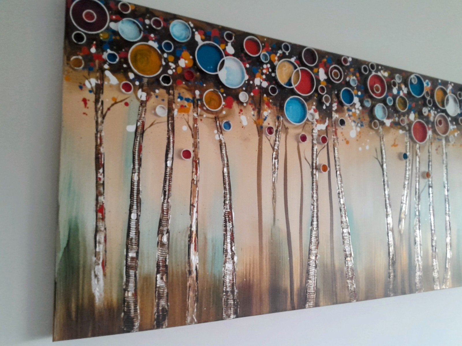 acryl schilderij modern - abstractie -handgeschilderd, Ophalen