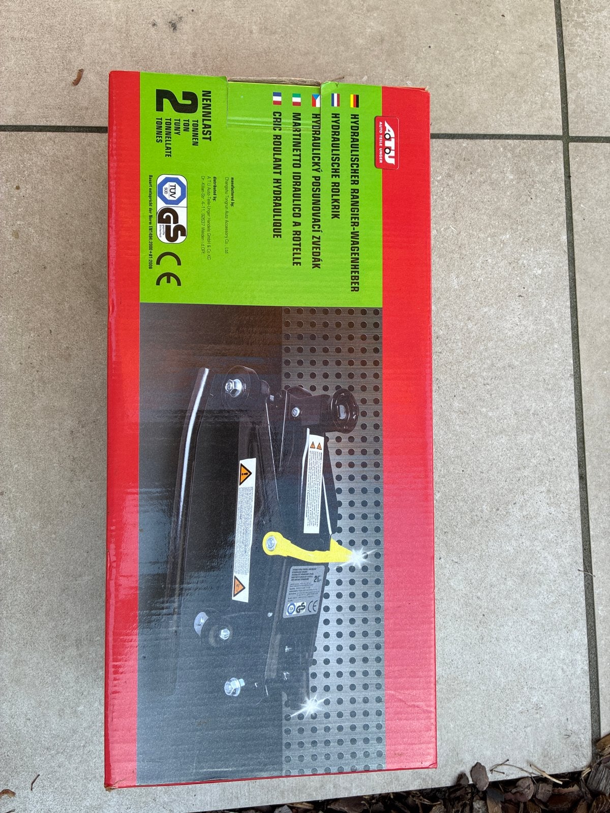 Hydraulische krik 2 ton - Nieuw in doos, Ophalen, Nieuw