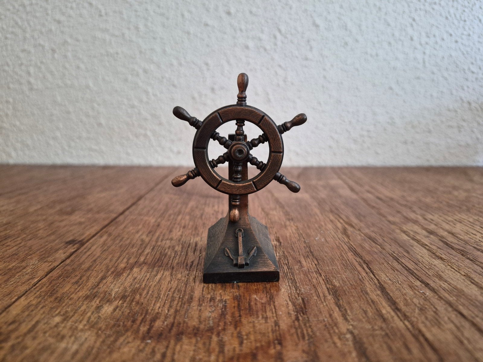 Vintage PlayMe metalen puntenslijper scheepsroer, Ophalen of Verzenden, Gebruikt