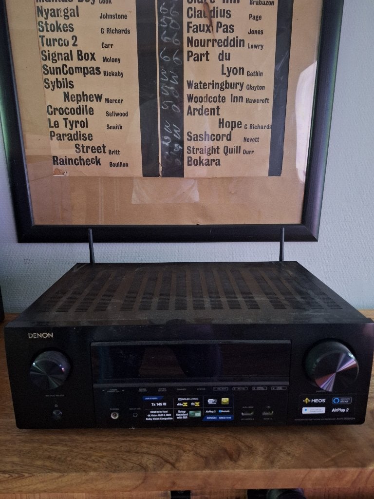 Jamo S60 luidsprekerset met Denon SVR-X1600H receiver (7.1), Ophalen, Gebruikt, Denon, 120 watt of meer