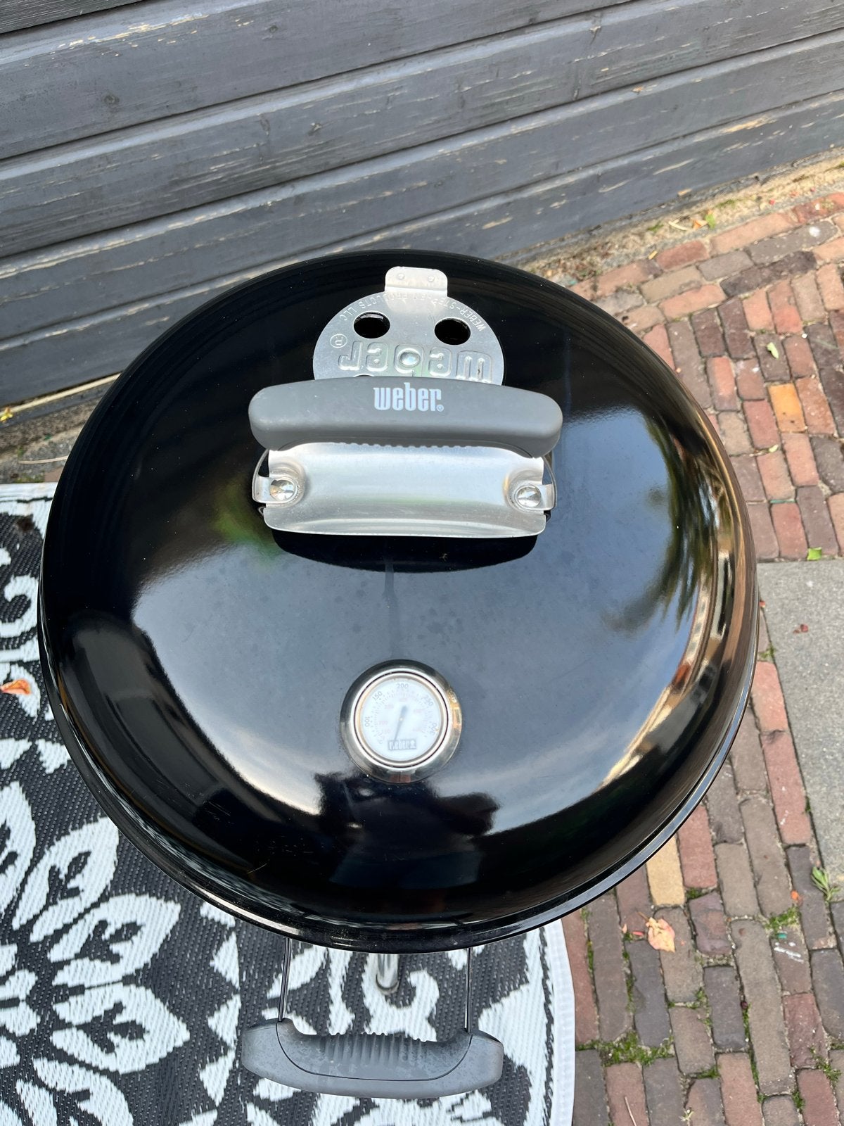 Weber Compact Kettle BBQ 47cm met brikettenstarter, Ophalen, Gebruikt