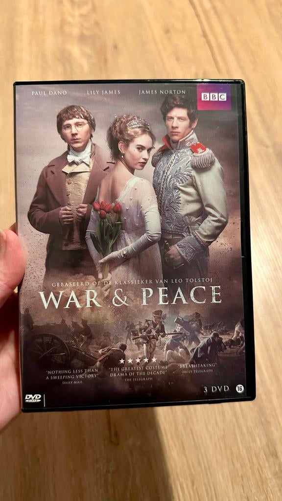 War & Peace (Oorlog en Vrede) - BBC DVD Boxset, Gebruikt, Vanaf 16 jaar, Historisch of Kostuumdrama, Boxset