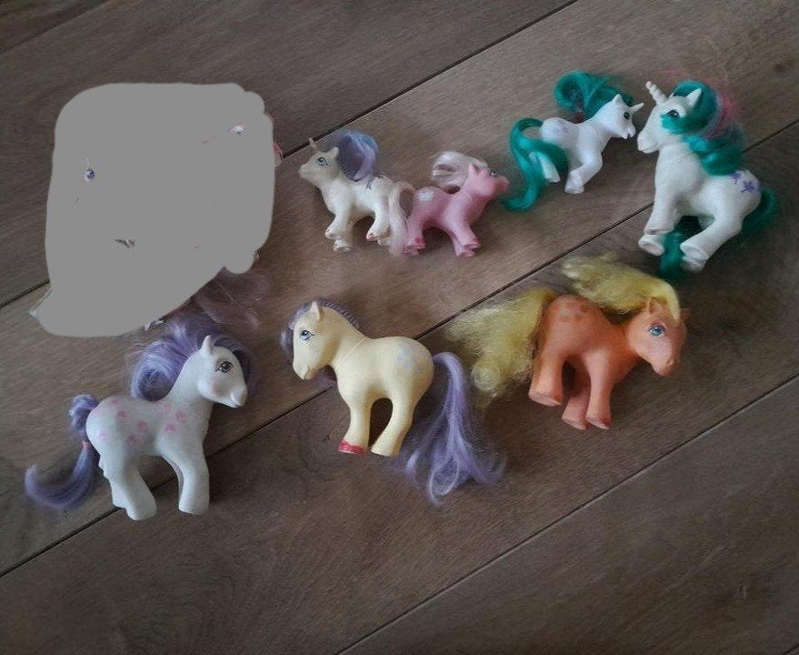 Vintage 7x my little pony G1 collectie, Verzenden
