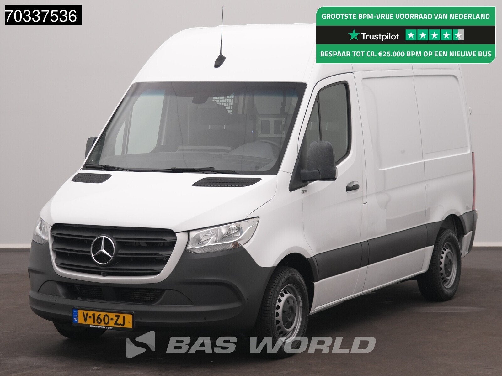 Mercedes Sprinter 314 CDI Automaat L1H2 Airco MBUX Camera We, Auto's, Automaat, Stof, Gebruikt, Euro 6