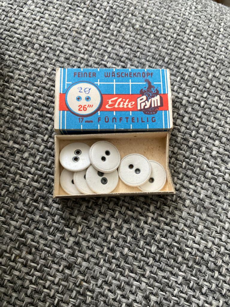 Vintage Elite Prym Wascheknopfe - 17mm, 26'', Ophalen of Verzenden, Nieuw, Knoop of Knopen