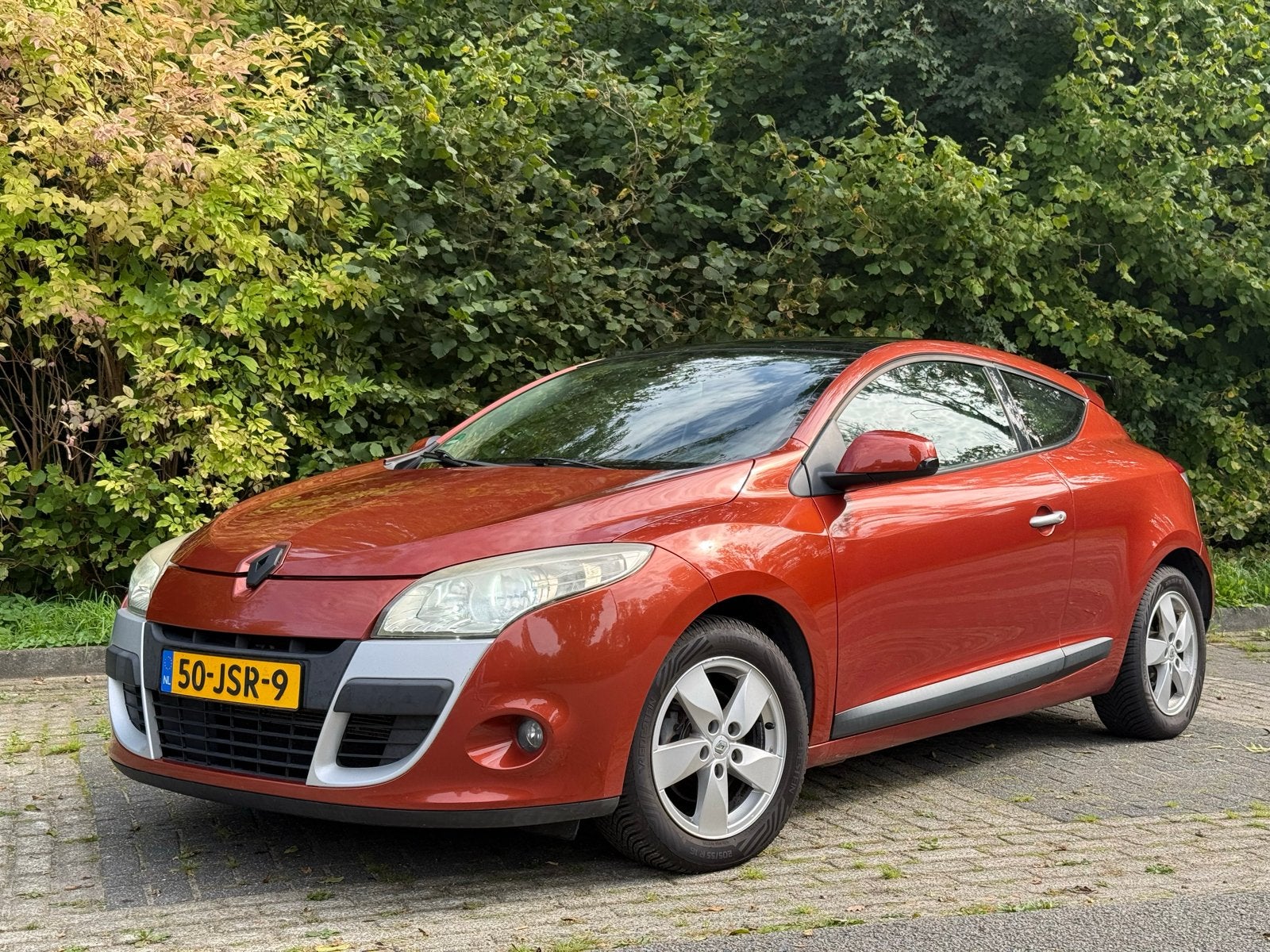 Renault Mégane Coupe 1.6 | PDC | PANO | CLIMA |, Auto's, Voorwielaandrijving, Stof, Panoramadak, Zwart