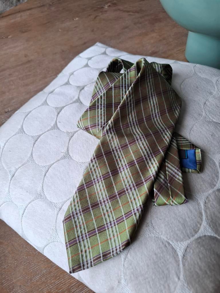 Suitsupply stropdas als nieuw, Kleding | Heren, Stropdassen, Ophalen of Verzenden, Zo goed als nieuw, Met patroon, Groen