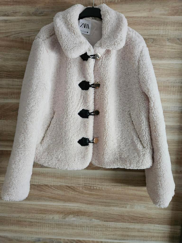 Voor en najaars jasje van Zara maat m, Maat 38/40 (M), Ophalen of Verzenden, Zo goed als nieuw, Wit