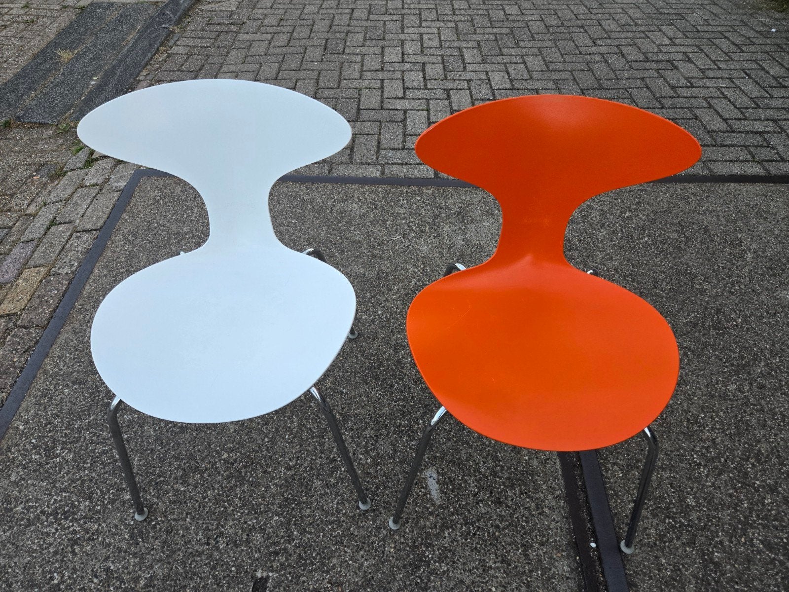 Danerka orbit / vlinderstoel, Huis en Inrichting, Kunststof, Gebruikt, Twee, Overige kleuren