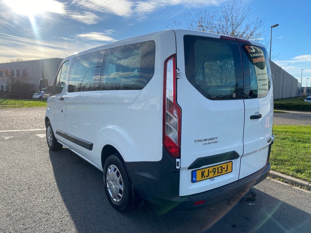 Ford Transit Custom 2016 * KOMBI * PERSONENBUS * 9 PERSOONS, Auto's, Ford, Voorwielaandrijving, Wit, Origineel Nederlands, Bedrijf