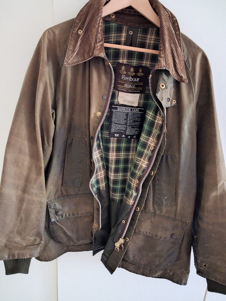 wax jas, Ophalen, Barbour, Gedragen, Groen