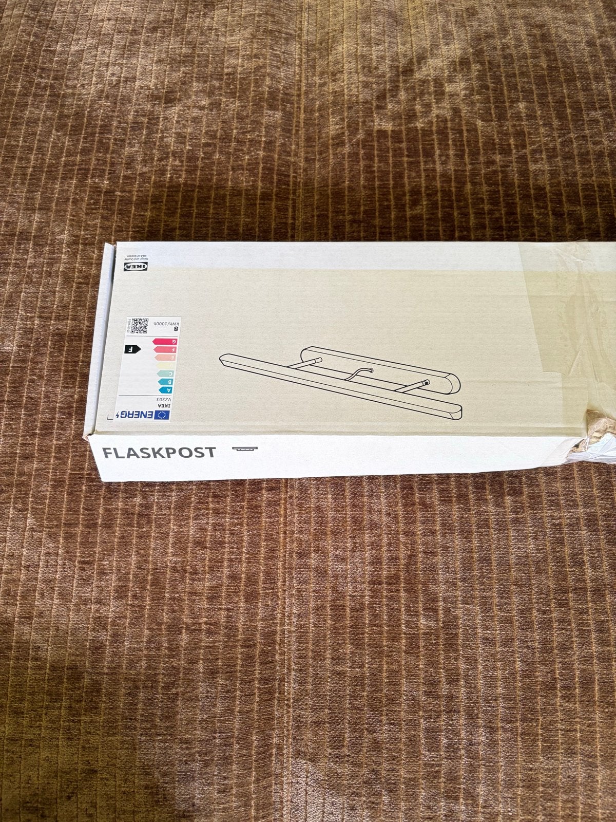 IKEA flaskpost LED-wandlamp, nieuw in doos, Ophalen, Nieuw, Modern, IKEA