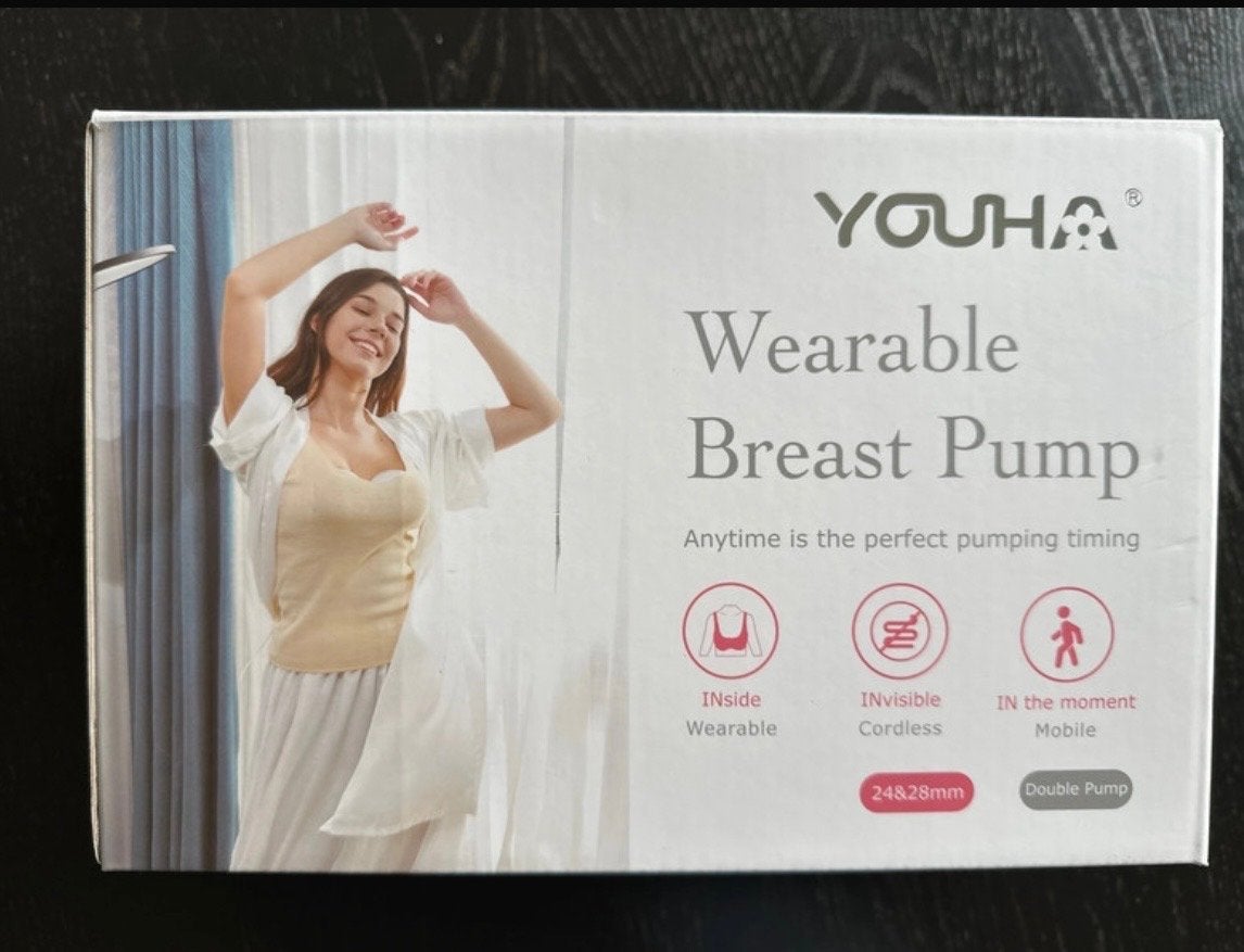 Youha Wearable Borstkolf - Dubbel, met app en accessoires, Ophalen of Verzenden, Zo goed als nieuw