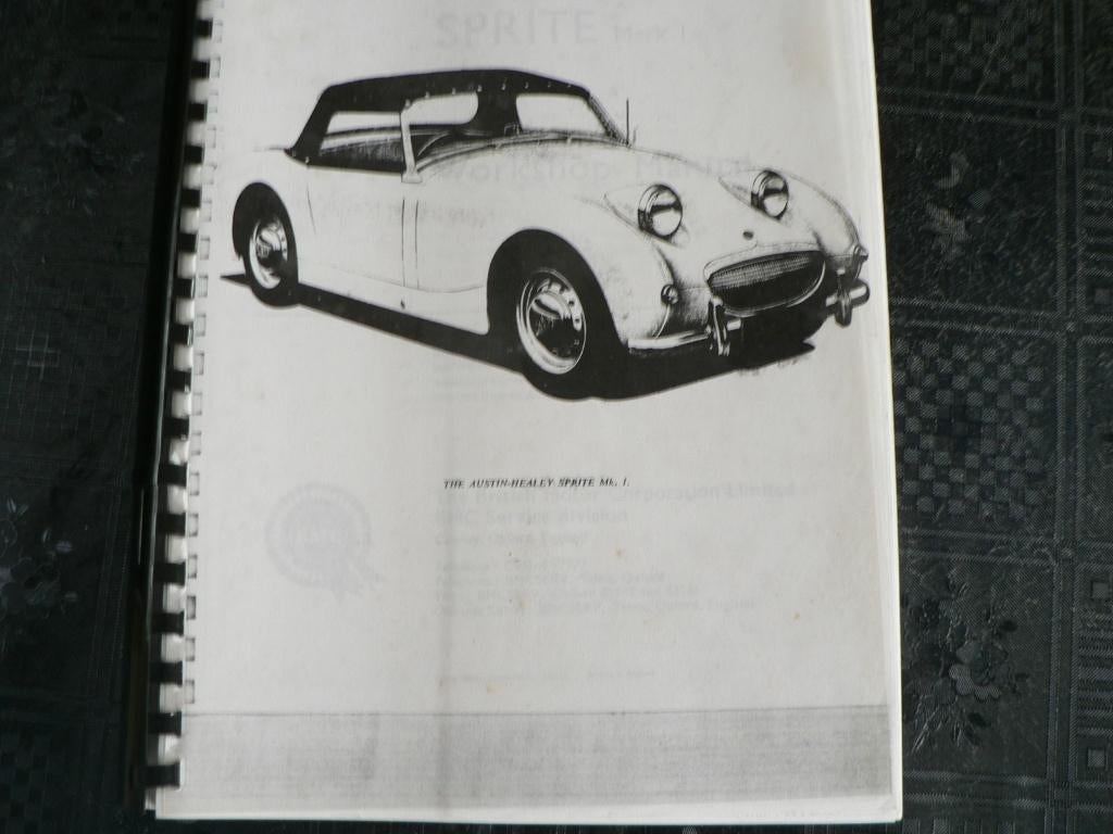 AUSTIN HEALEY KIKKEROOG FROGGEYE WERKPLAATSBOEK SPORTWAGEN, Ophalen of Verzenden