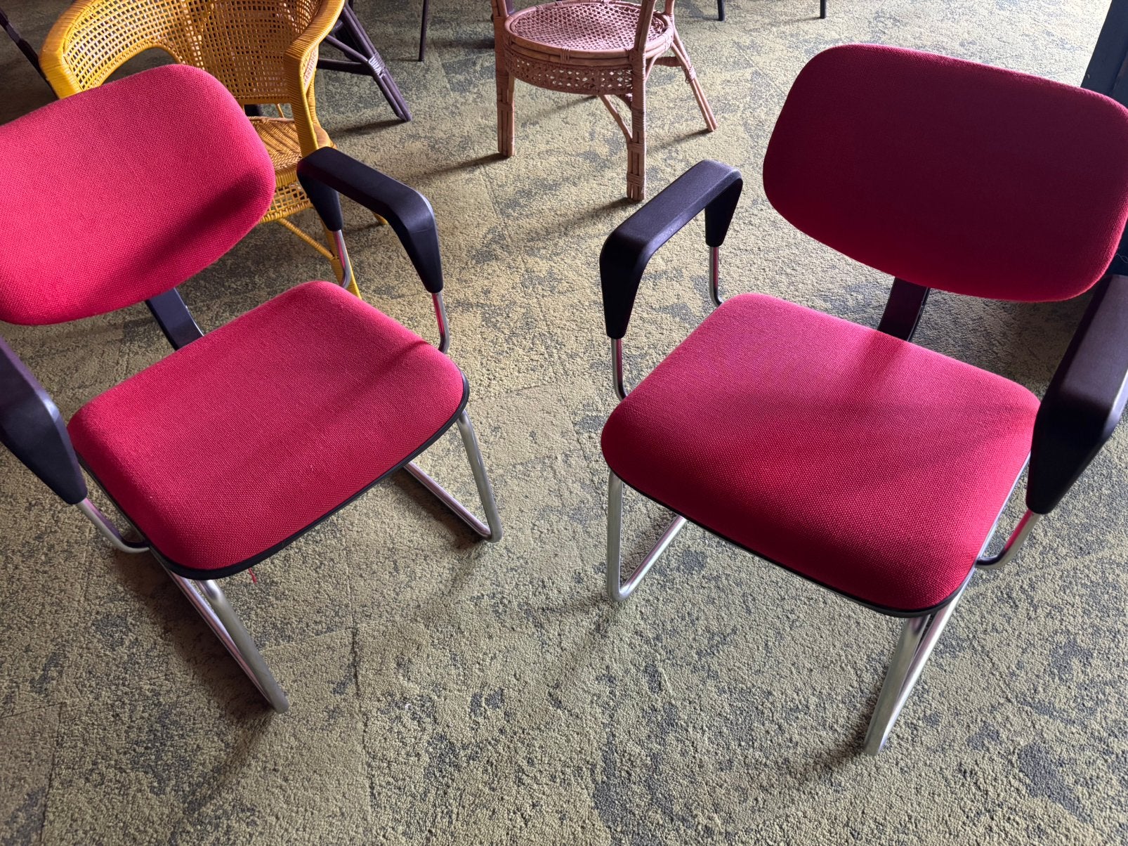 Gispen stoelen vintage, Huis en Inrichting, Stoelen, Ophalen, Zo goed als nieuw, Twee
