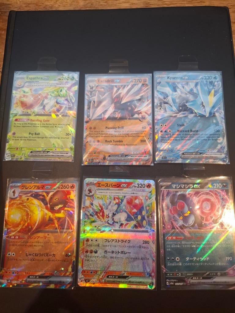 Pokémon Kaarten Collectie: EX, V, en Meer, Ophalen of Verzenden, Zo goed als nieuw, Meerdere kaarten, Foil