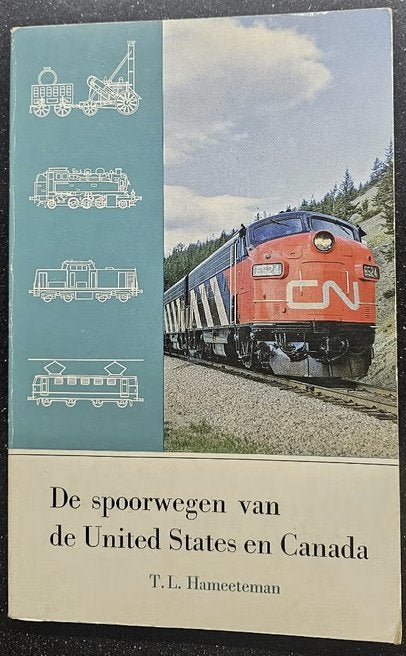 De spoorwegen van de United States en Canada (ca. 1965), Ophalen of Verzenden, Gebruikt, Trein, Boek of Tijdschrift