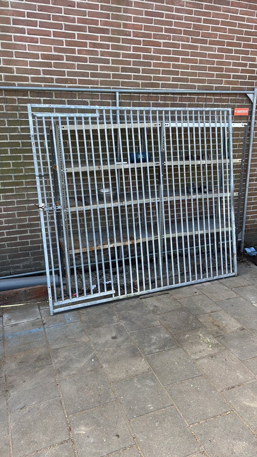 Kennel hondenhok kenneldeel met deur, Dieren en Toebehoren, Hondenhokken, Ophalen, Zo goed als nieuw, 110 cm of meer, 100 cm of meer