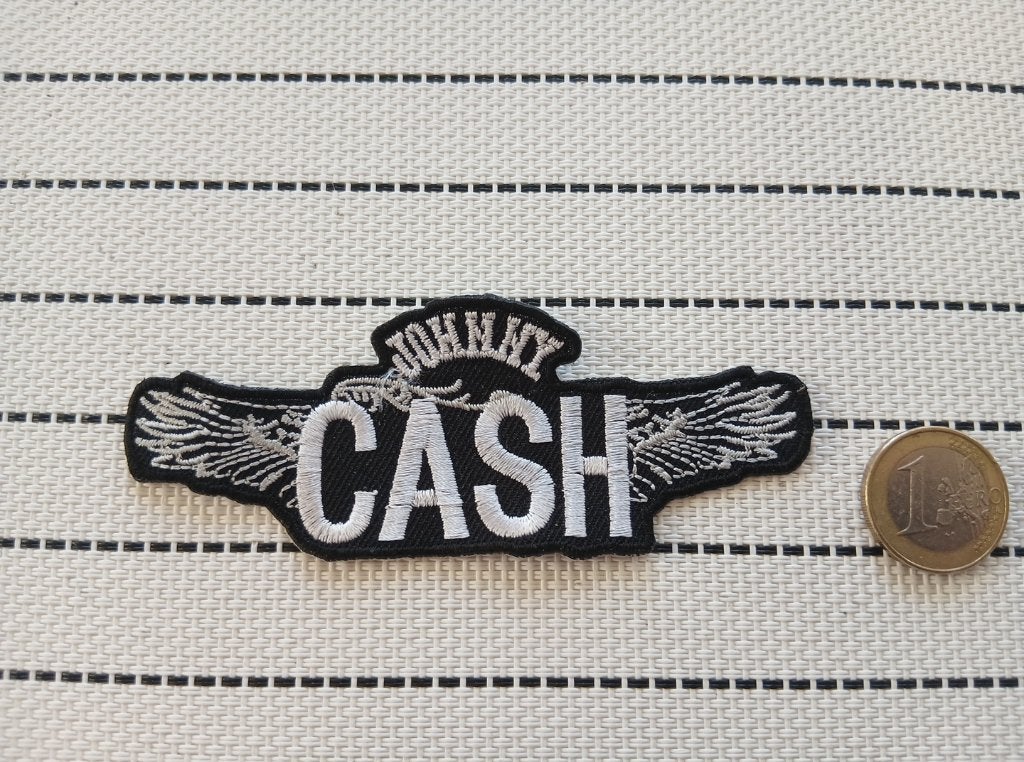 Johnny Cash leuke shaped logo patch c94, Verzenden, Nieuw, Kleding