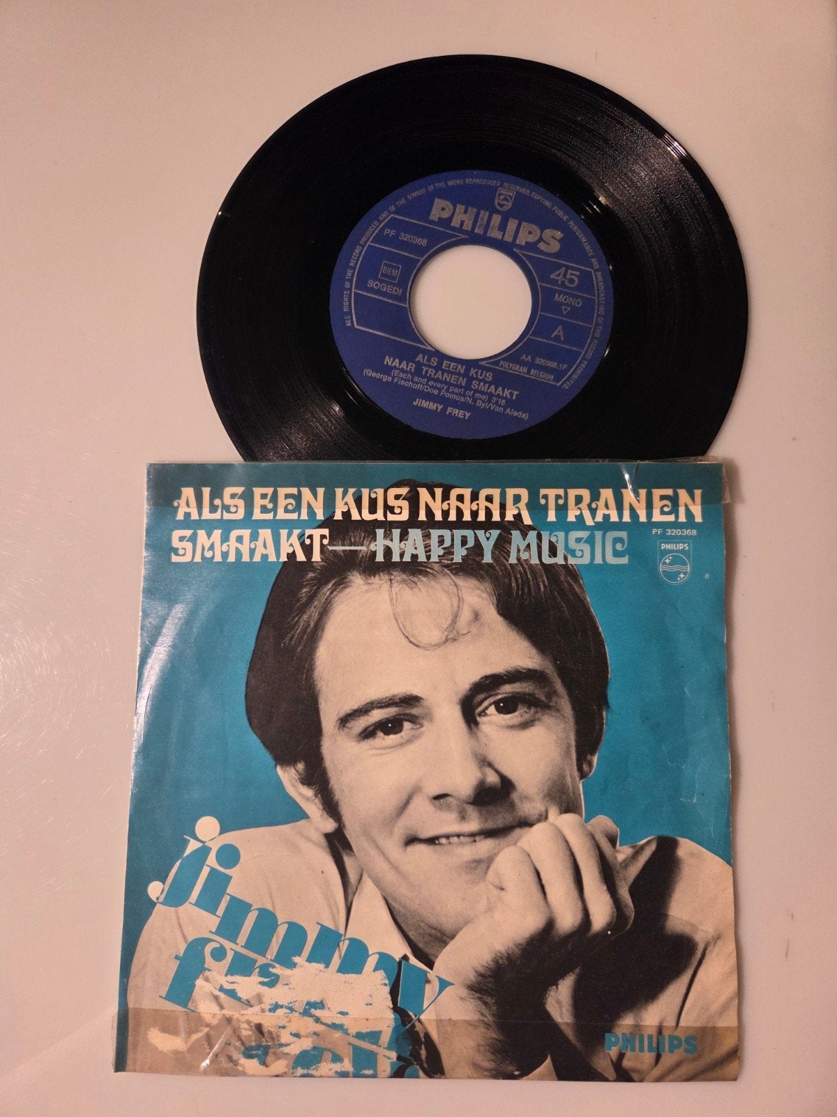 Jimmy Frey - Als een kus naar tranen smaakt, Ophalen of Verzenden, Gebruikt, 7 inch, Nederlandstalig