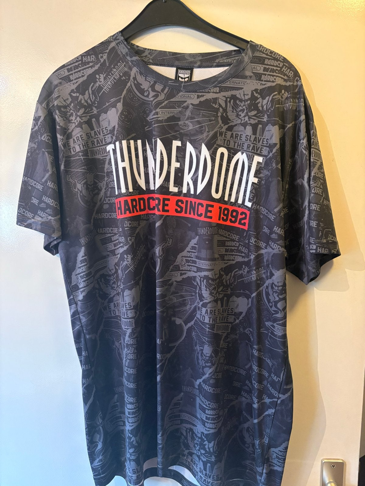 Thunderdome T-shirt XL - Hardcore Since 1992, Kleding | Heren, Ophalen of Verzenden, Gedragen, Maat 56/58 (XL), Zwart