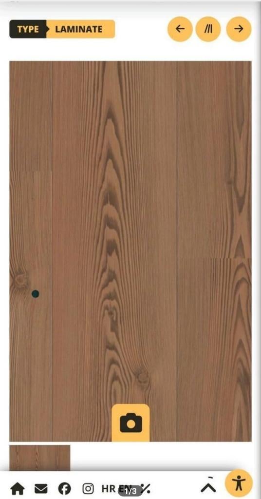 Laminate flooring, larch tyrolean cinnamon / Laminaate, Doe-het-zelf en Verbouw, Ophalen, 50 tot 150 cm, Nieuw, Minder dan 5 m²
