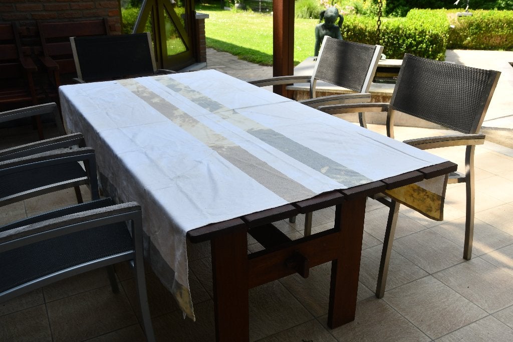 100% katoenen tafelkleed - 140 x 170 cm, Gebruikt, Geweven, Ophalen of Verzenden, Meerkleurig