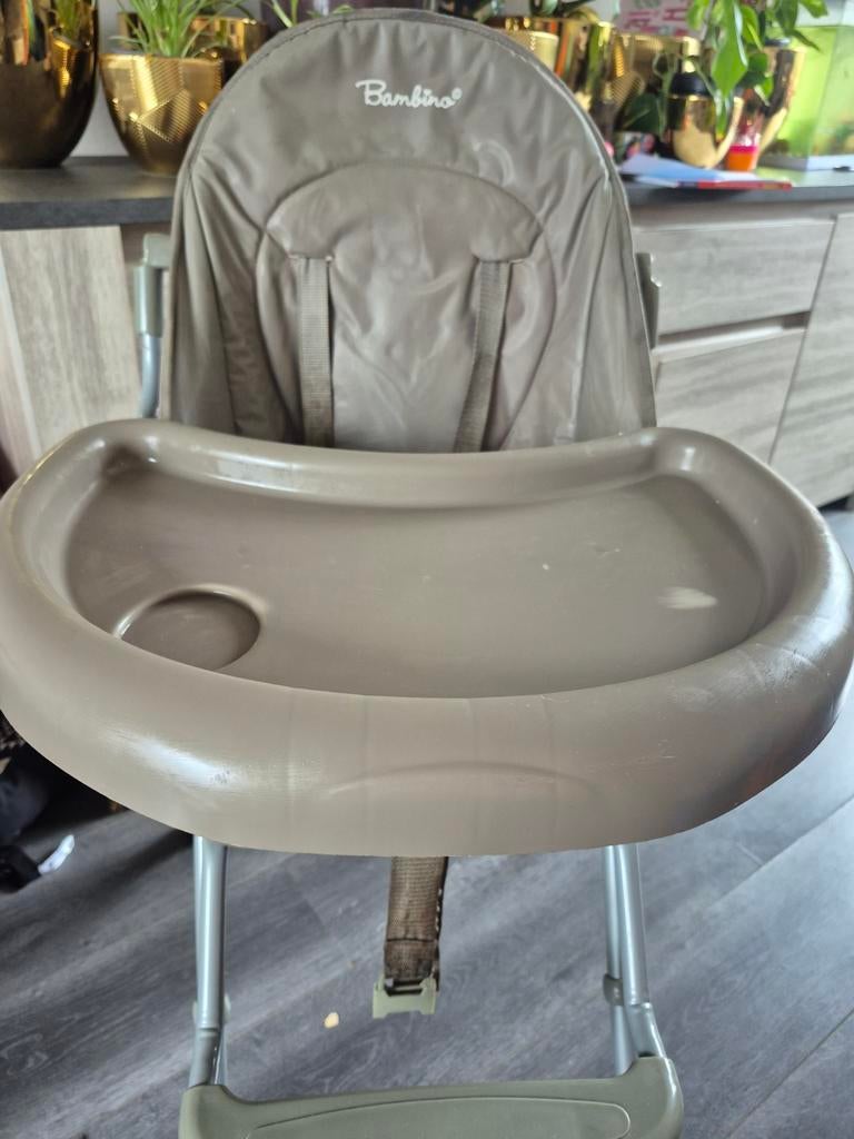 Bambino kinderstoel met eetblad - Gebruikt, Kinderen en Baby's, Kinderstoelen, Ophalen, Gebruikt, Overige typen, Gordel(s)