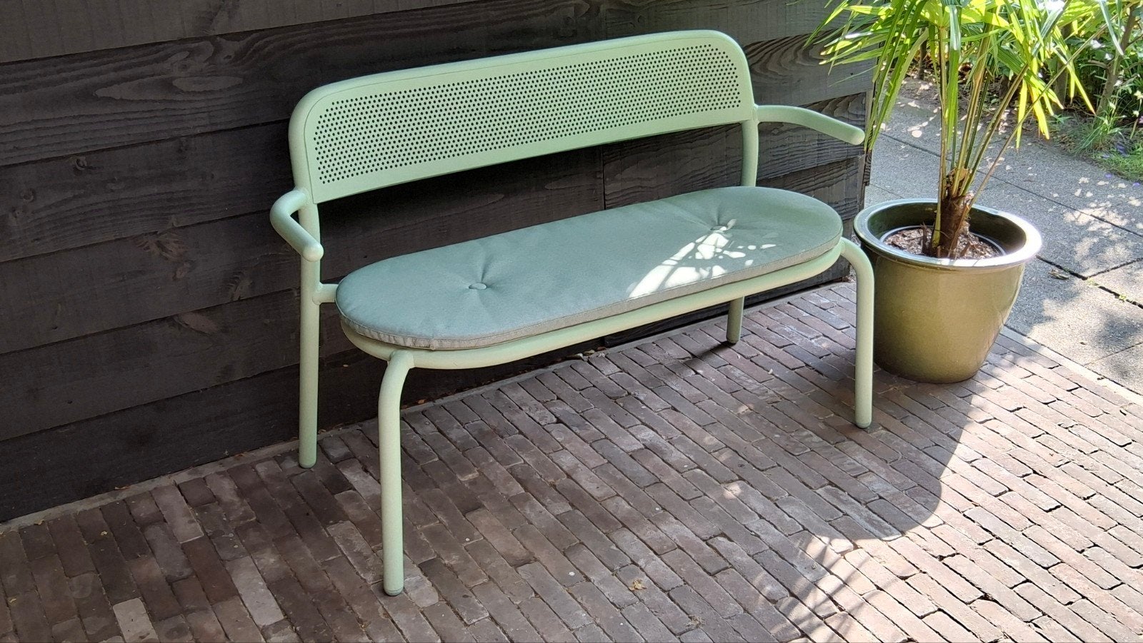 Fatboy Toni Bankski design tuinbank, aluminium, als nieuw, Ophalen, Zo goed als nieuw, Aluminium