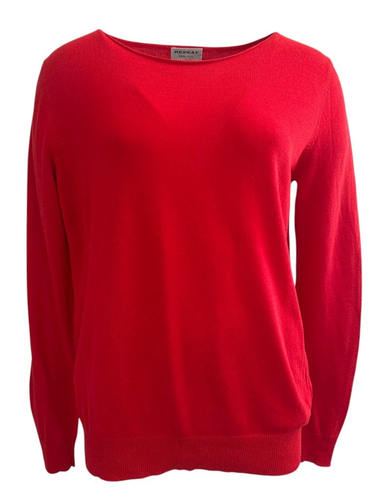 Repeat trui L, Maat 38/40 (M), Nieuw, Ophalen of Verzenden, Rood