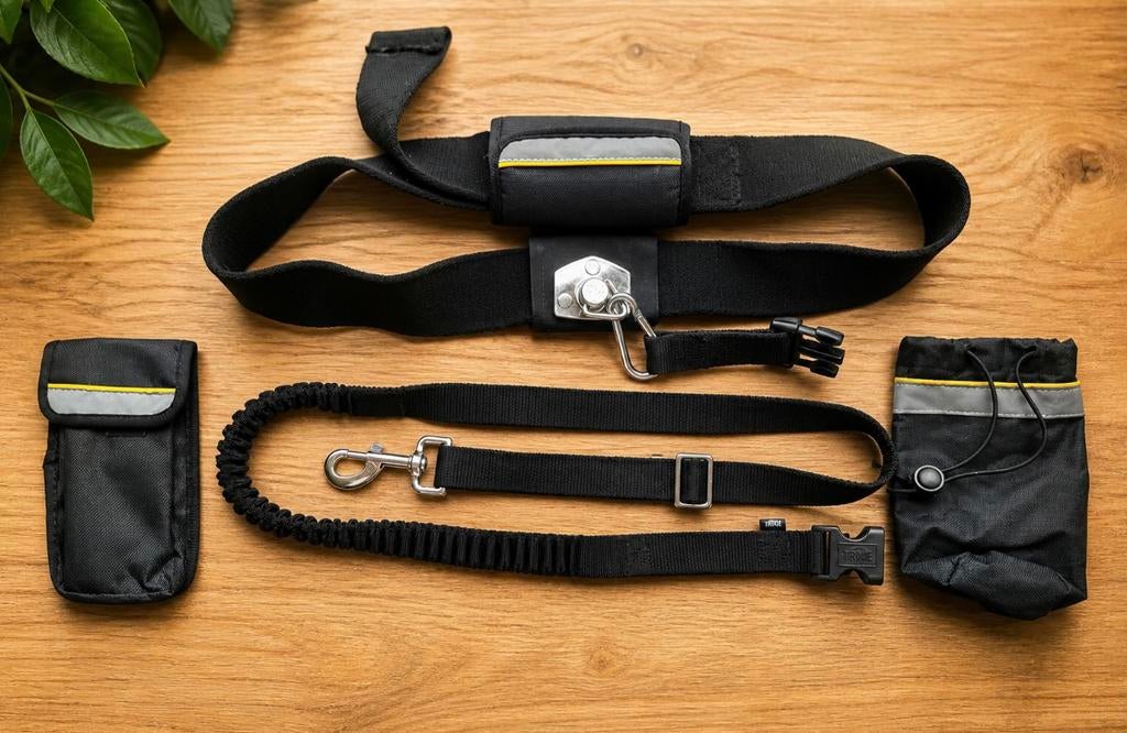 TRIXIE Handsfree Hondenriem Jogging/Heupgordel Compleet, Dieren en Toebehoren, Verzenden, Zo goed als nieuw, Hondenriem