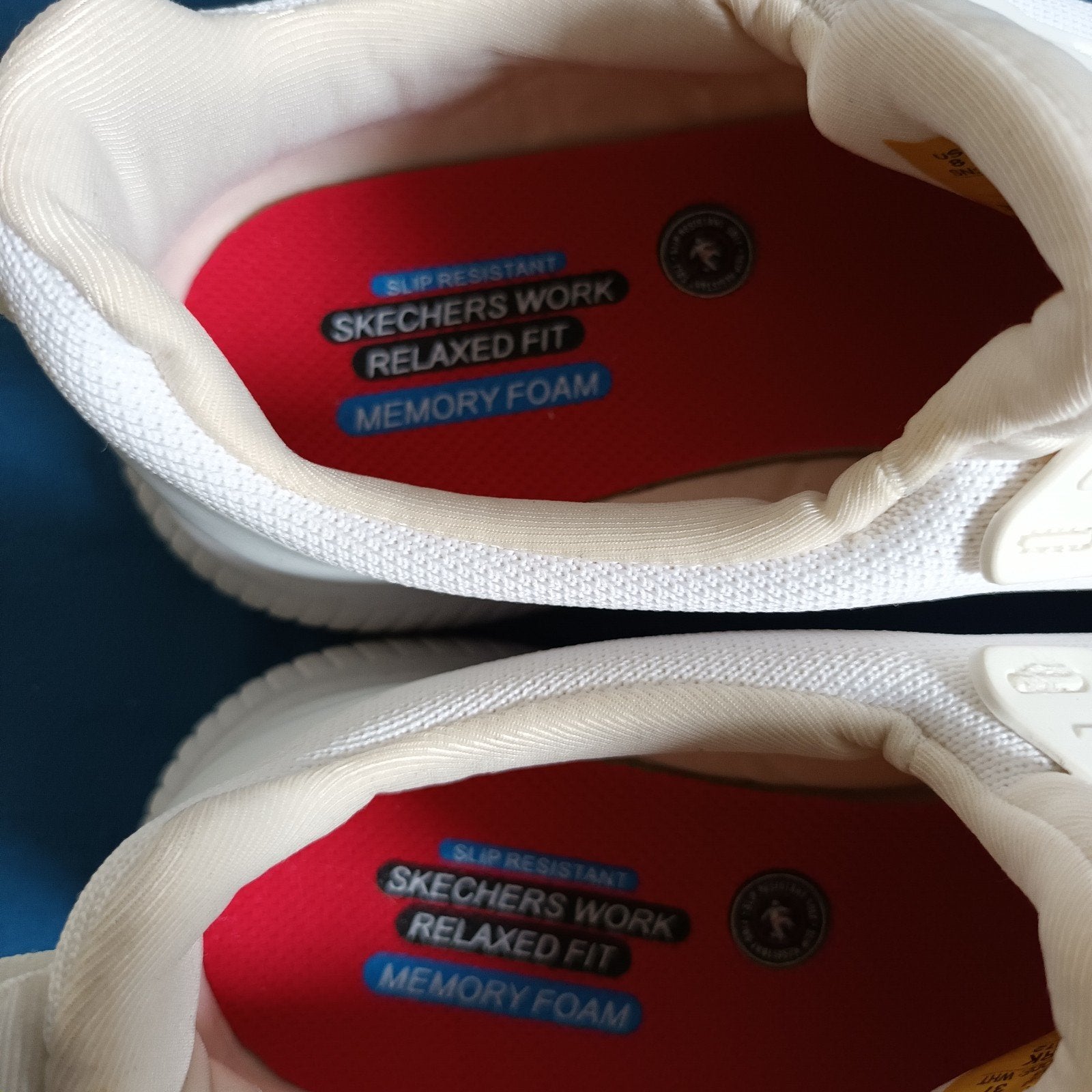Nieuwe Skechers Work Relaxed Fit Memory Foam, wit, mt 38, Skechers, Wit, Nieuw, Ophalen of Verzenden