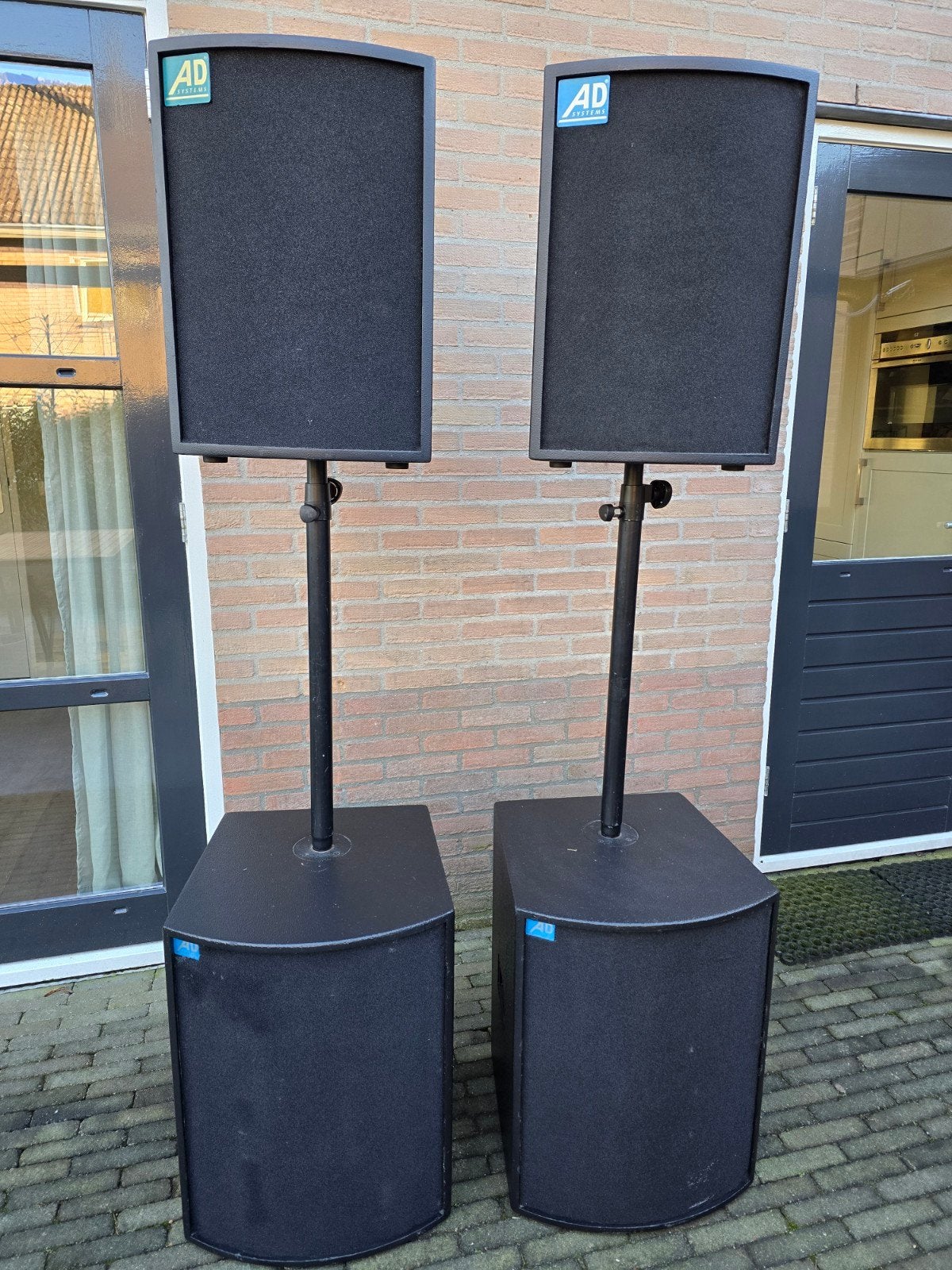 AD Systems AD-1 impuls 5b Speakerset Audience Delight, Audio, Tv en Foto, Luidsprekers, Gebruikt, Speakerset, Ophalen, 150 watt of meer