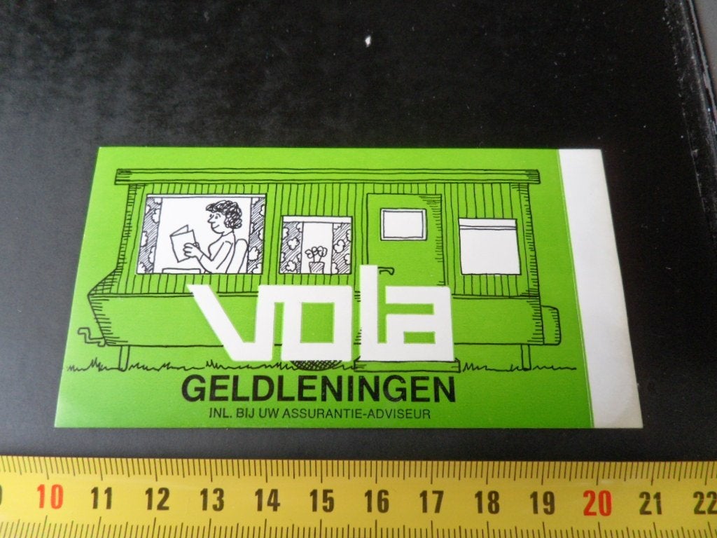 sticker Vola geldleningen, Ophalen, Zo goed als nieuw