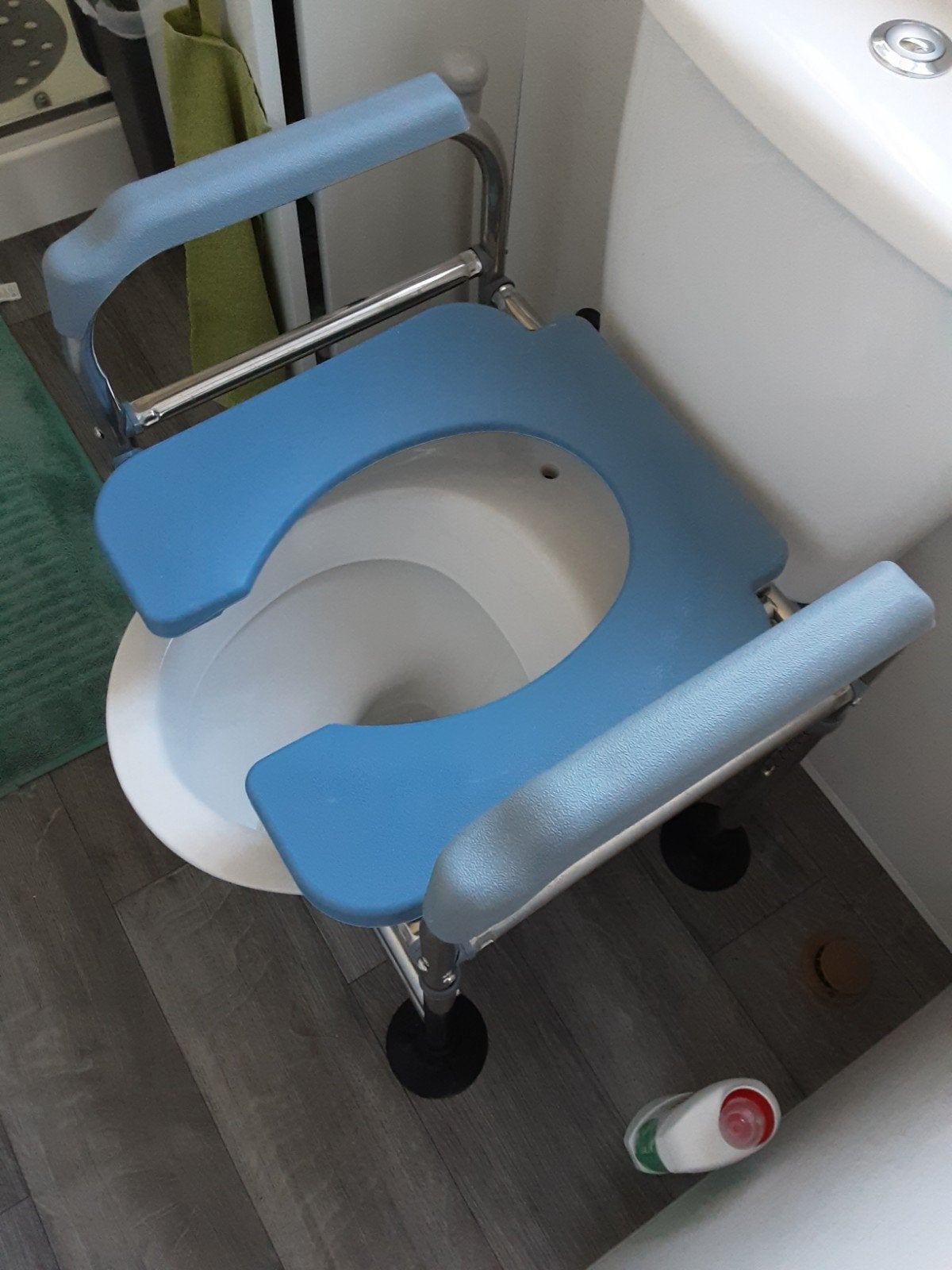 toilet verhoger met zijsteunen, Ophalen, Gebruikt