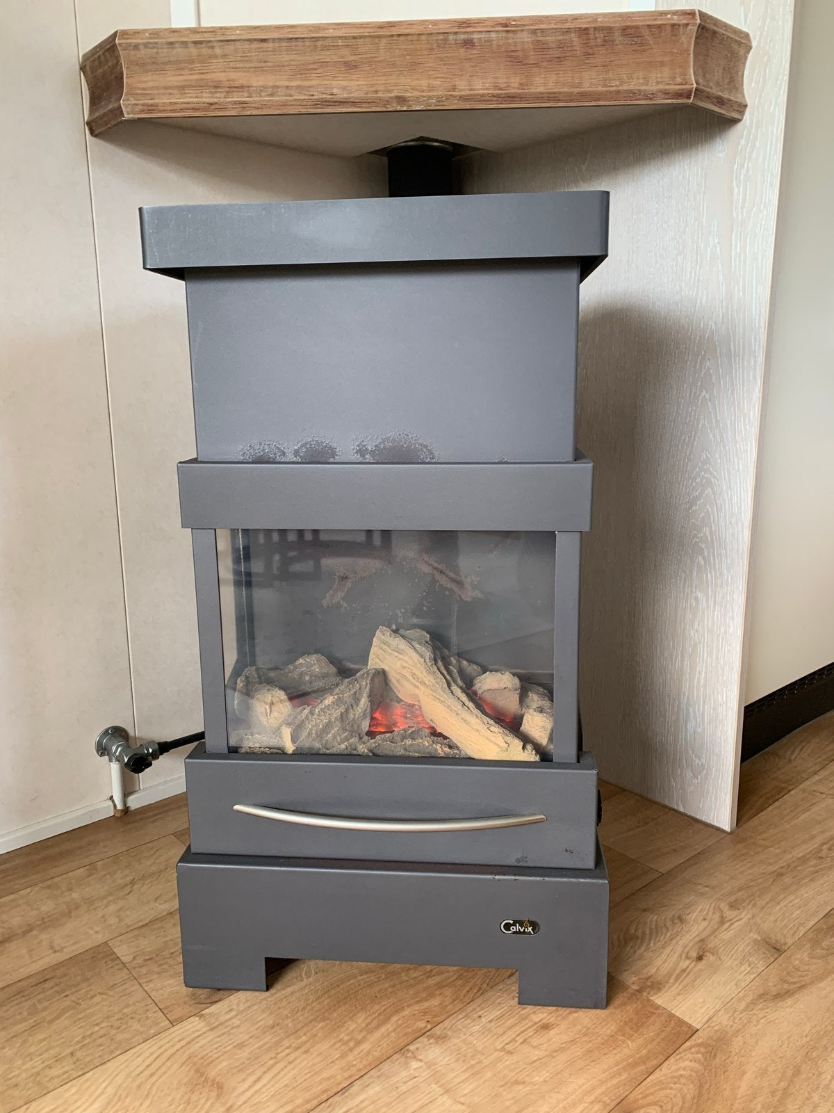 Gaskachel Calvix Sparky - Sfeervolle en efficiënte verwarmin, Ophalen, Gebruikt, Vrijstaande haard, Gashaard