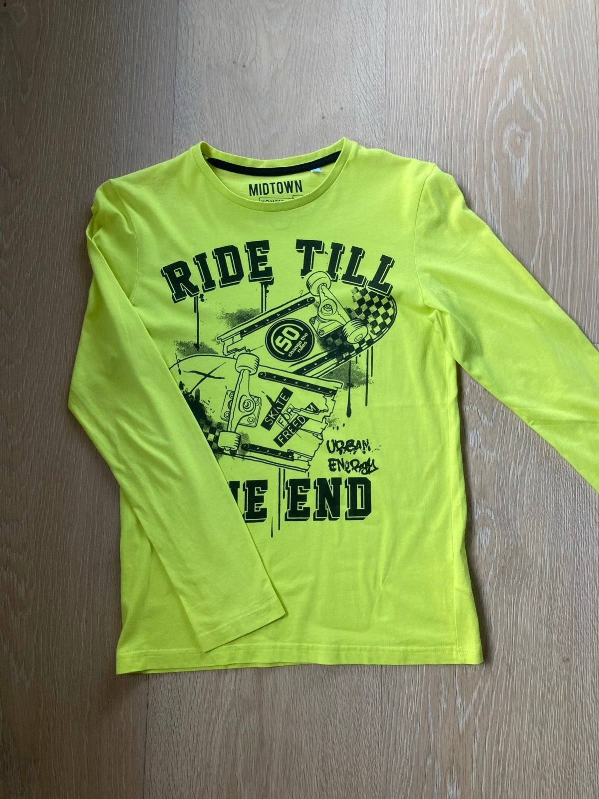 Midtown Homestate Neon  Longsleeve Skateboard Print, Ophalen of Verzenden, Zo goed als nieuw, Jongen