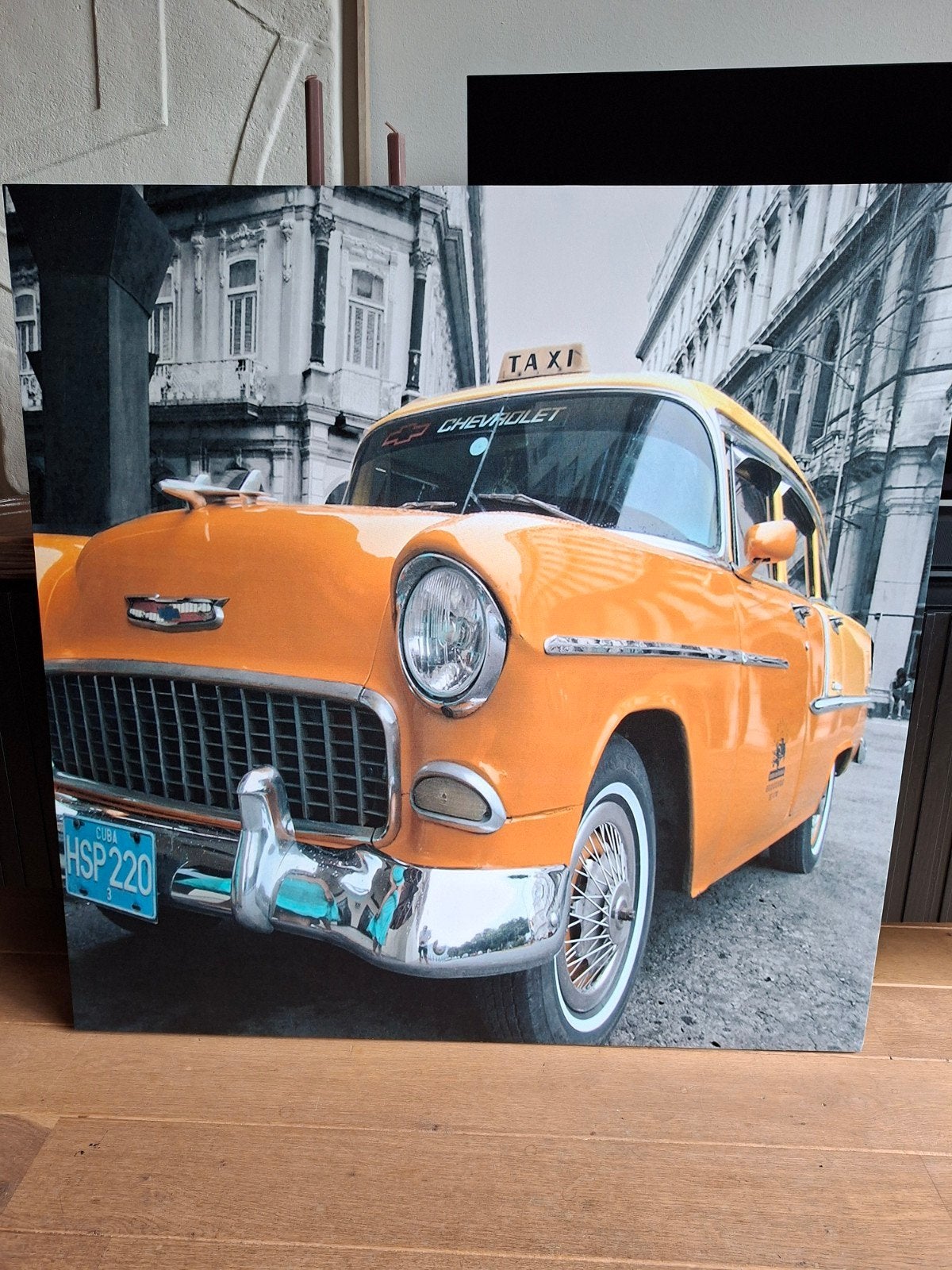 chevrolet poster schilderij, Ophalen