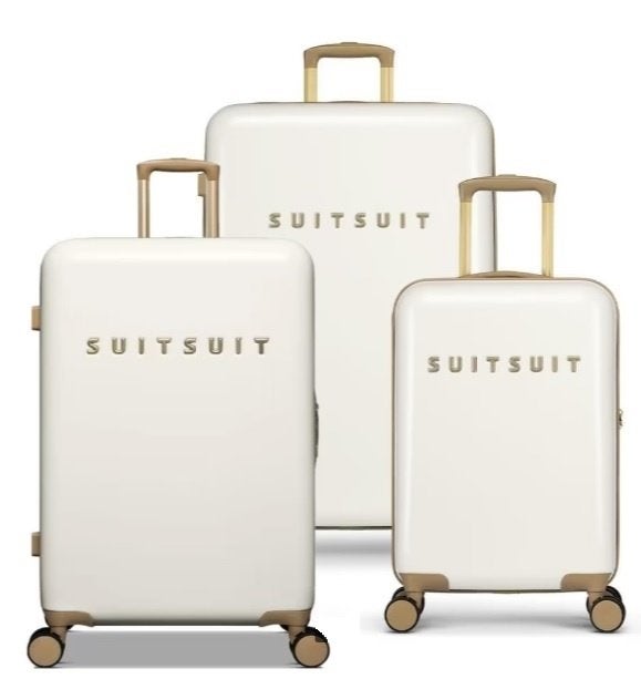 ✅NIEUW✅ SUITSUIT Fusion 3-delige kofferset | White Swan, Hard kunststof, Ophalen of Verzenden, 70 cm of meer, Nieuw