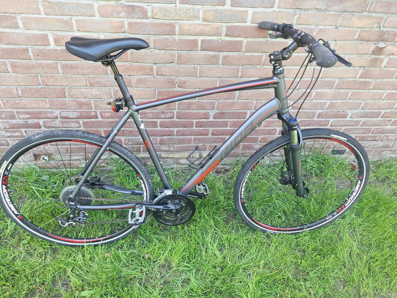 Merida Crossway 58 cm hybride fiets met schijfremmen, 57 tot 61 cm, Ophalen, Gebruikt, Overige merken