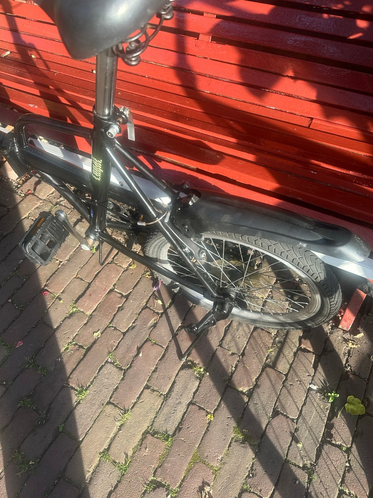 Opvouwbare fiets met versnellingen, 20 inch of meer, Gebruikt, Velgrem, Versnellingen