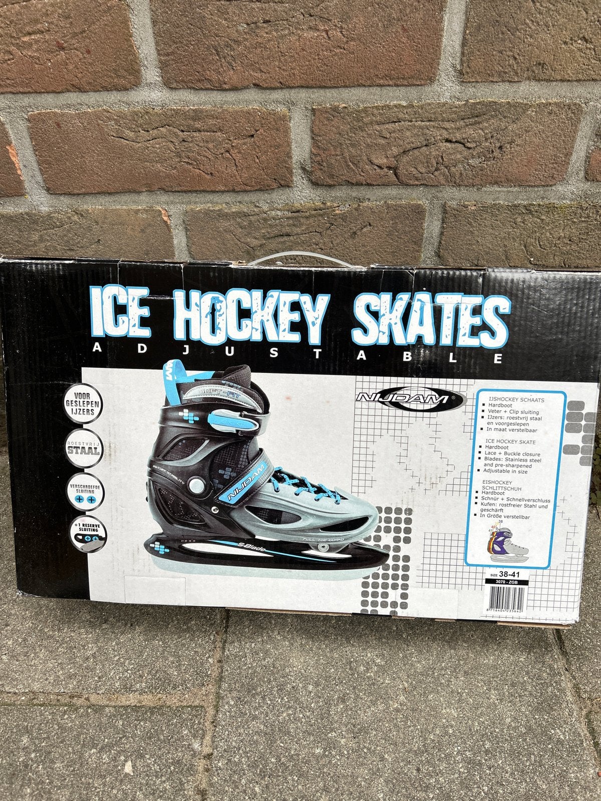Nijdam Verstelbare IJshockeyschaatsen - Maat 38-41, Ophalen of Verzenden, Zo goed als nieuw, IJshockeyschaatsen, Nijdam