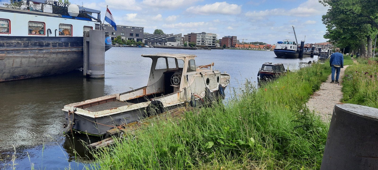 Beenakker Vlet - ex bruggendienst boot., Overige merken, Gebruikt, Ophalen of Verzenden, Vlet