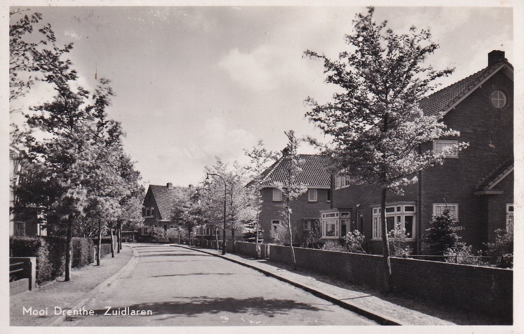 Zuidlaren, Ophalen of Verzenden, 1940 tot 1960, Gelopen, Drenthe