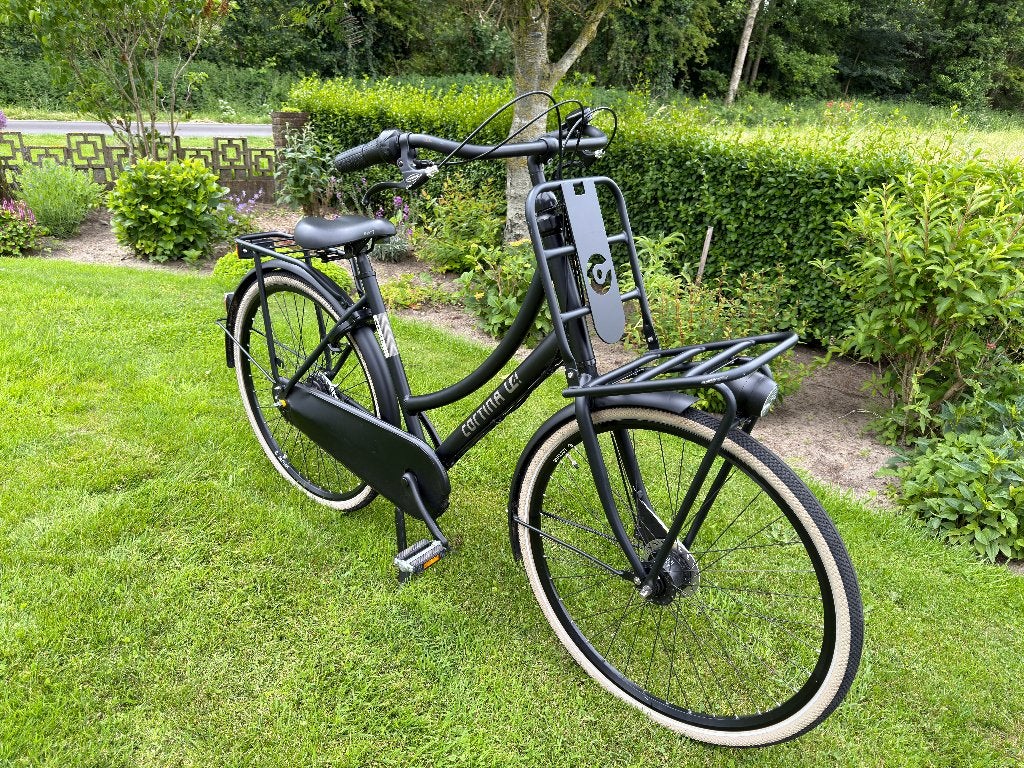 Cortina U4 transport 2025 dames Jet Black Matt framemaat 50, Versnellingen, Zo goed als nieuw, 50 tot 53 cm, Trommelrem