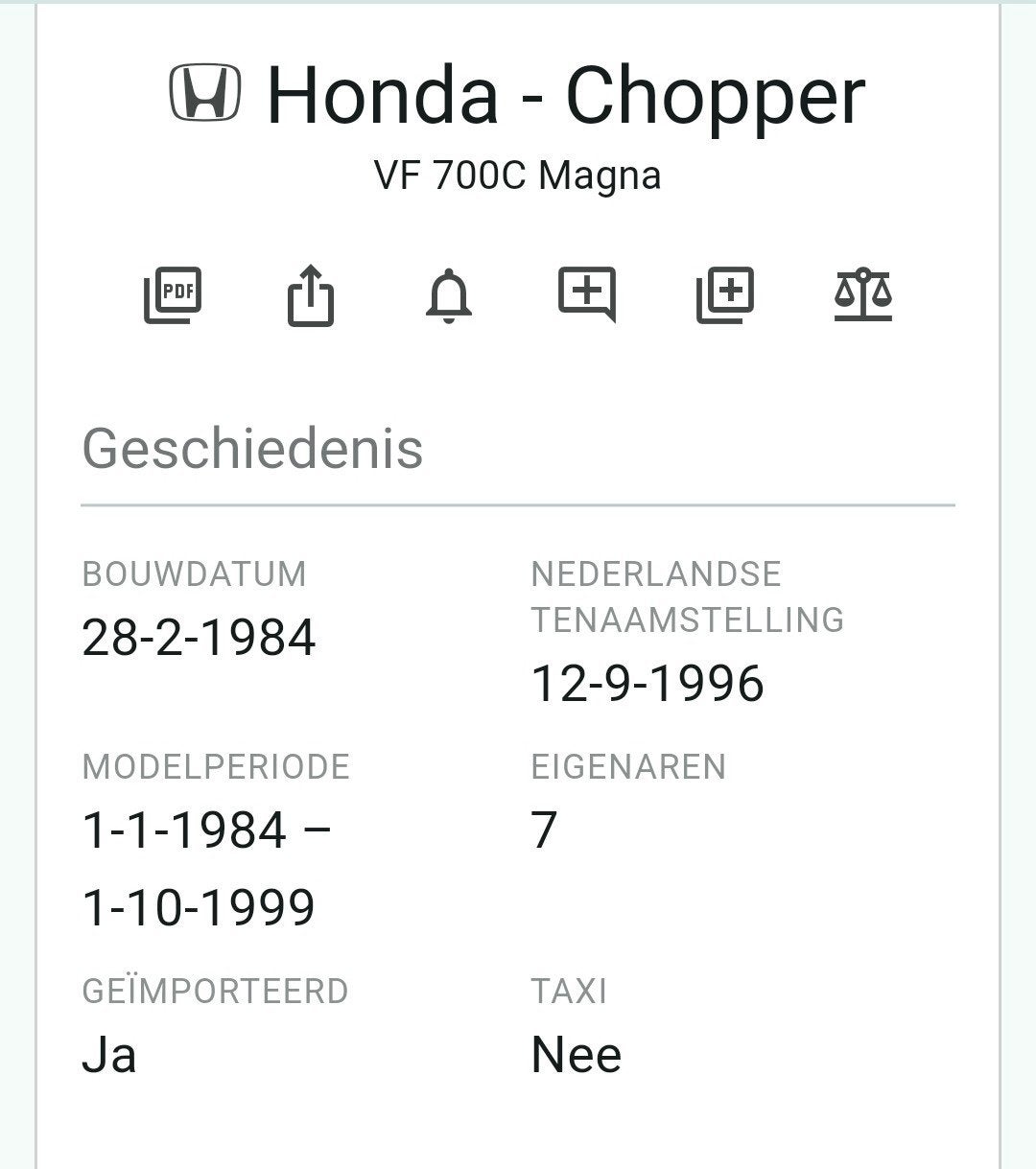 Honda magna vf700  en Honda shadow ace  vt 750 te koop, Particulier, Chopper