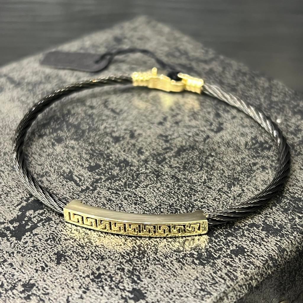 14 karaat gouden armband Versace schakel, Sieraden, Tassen en Uiterlijk, Armbanden, Ophalen of Verzenden, Zo goed als nieuw, Goud